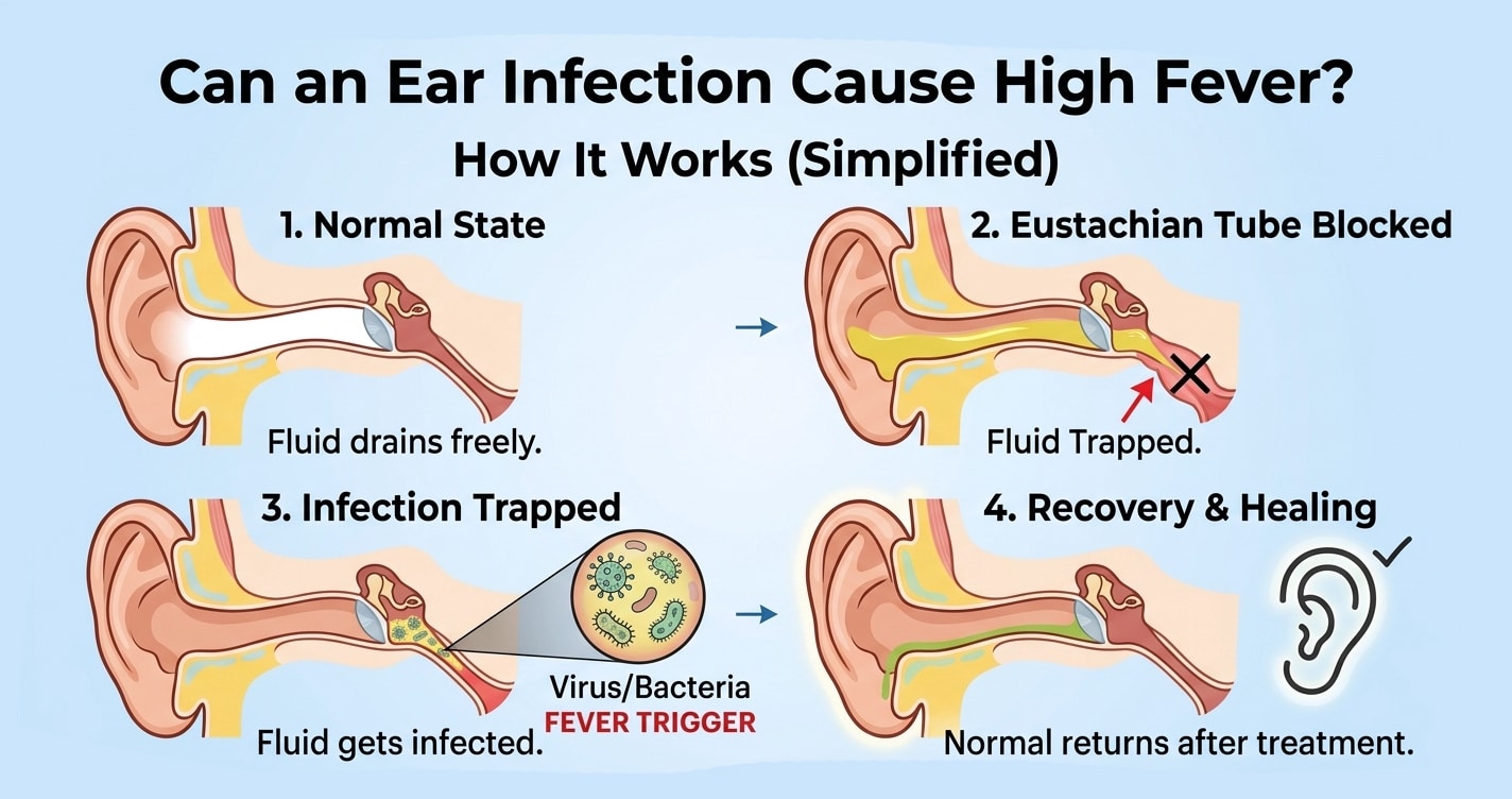 Can an Ear Infection Cause High Fever?